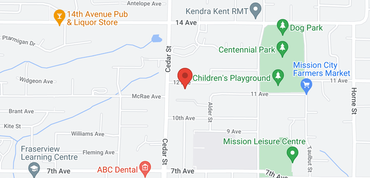 map of 32844 12TH AVENUE